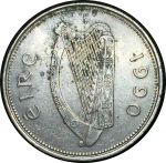 Ирландия 1990 г. • KM# 27 • 1 фунт • олень • регулярный выпуск • AU+
