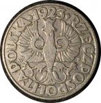 Польша 1923 г. • KM# 13 • 50 грошей • регулярный выпуск • XF