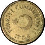 Турция 1955 г. • KM# 886 • 25 курушей • регулярный выпуск • XF-