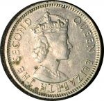 Маврикий 1978 г. • KM# 37.1 • ½ рупии • Елизавета II • олень • регулярный выпуск • AU+*