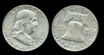 США 1962 г. D • KM# 199 • полдоллара • Бенджамин Франклин • серебро • регулярный выпуск • AU