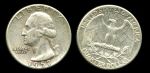 США 1957 г. KM# 164 • квотер (25 центов) • (серебро) • Джордж Вашингтон • регулярный выпуск • XF - AU