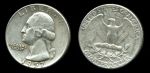 США 1957 г. D KM# 164 • квотер (25 центов) • (серебро) • Джордж Вашингтон • регулярный выпуск • XF - AU