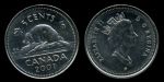 Канада 2001-2003 гг. P • KM# 182b • 5 центов • Елизавета II • бобр • MS BU