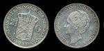 Нидерланды 1933 г. • KM# 165 • 2 ½ гульдена • королева Вильгельмина I • серебро • регулярный выпуск • MS BU Люкс!!(FS)