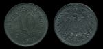 Германия 1921 г. • KM# 26 • 10 пфеннигов • герб Империи • регулярный выпуск • MS