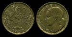 Франция 1950 г. • KM# 916.1 • 20 франков • петух • регулярный выпуск • MS BU ( кат. - $12 )