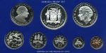 Ямайка 1975 г. • KM# PS12 • 1 c. - $10 • годовой набор • 7 монет • серебро - 80+ гр. • MS BU пруф!