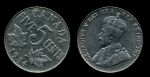 Канада 1934 г. • KM# 29 • 5 центов • Георг V • регулярный выпуск • XF+