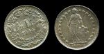 Швейцария 1944 г. B (Берн) • KM# 23 • 1/2 франка • серебро • регулярный выпуск • MS BU