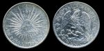 Мексика 1899 г. Go RS (Гуанахуато) • KM# 409.1 • 1 песо • орел • серебро • регулярный выпуск • AU ( кат. - $75 )