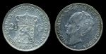 Нидерланды 1930 г. • KM# 165 • 2 ½ гульдена • королева Вильгельмина I • серебро • регулярный выпуск • XF ( кат. - $20+ )