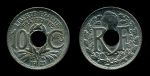 Франция 1921 г. • KM# 866a • 10 сантимов • регулярный выпуск • MS BU