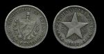 Куба 1915 г. • KM# A12 • 10 сентаво • звезда и герб • (серебро) • регулярный выпуск • XF