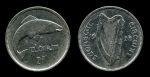 Ирландия 1928 г. • KM# 7 • 1 флорин • лосось • серебро • регулярный выпуск(первый год) • VF