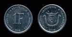 Бурунди 2003 г. • KM# 19 • 1 франк • государственный герб • регулярный выпуск • MS BU