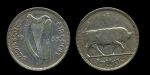 Ирландия 1935 г. • KM# 6 • 1 шиллинг • бык • серебро • регулярный выпуск • XF