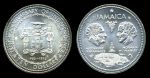 Ямайка 1972 г. • KM# 60 • $10 • 10-летие независимости • серебро 925 - 49 гр. • памятный выпуск • MS BU пруф! 