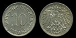 Германия 1904 г. A (Берлин) • KM# 12 • 10 пфеннигов • регулярный выпуск • MS BU* ( кат. - $65 )
