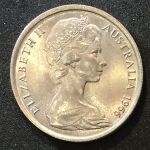 Австралия 1966-84 гг. KM# 64 • 5 центов. Утконос • UNC-BU
