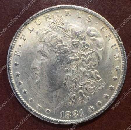 США 1881г. доллар "Морган" / копия