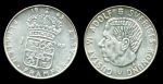 Швеция 1963 г. • KM# 826 • 1 крона • Густав VI • серебро • регулярный выпуск • BU-