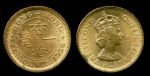 Гонконг 1956 г. • KM# 28.1 • 10 центов • Елизавета II • регулярный выпуск • MS BU ( кат. - $10+ )