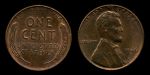 США 1946 г. • KM# A132 • 1 цент • Авраам Линкольн • регулярный выпуск • MS BU RED