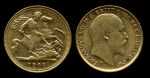 Австралия 1903 г. S(Сидней) • KM# 14 • полсоверена • Эдуард VII • св. Георгий • золото • регулярный выпуск • XF