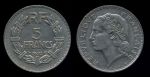 Франция 1933 г. • KM# 888 • 5 франков • регулярный выпуск • MS BU ( кат. - $14 )