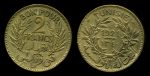 Тунис 1921 г. (AH1340) • KM# 248 • 2 франка • регулярный выпуск • AU+ ( кат.- $30 )