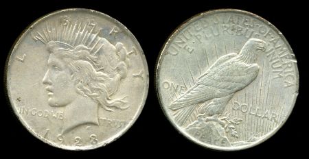 США 1923 г. • KM# 110 • 1 доллар ("Доллар мира") • серебро • регулярный выпуск • AU