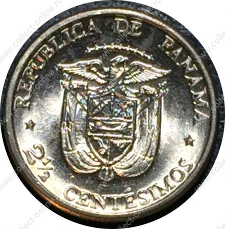 Панама 1973 г. • KM# 32 • 2½ сентесимо • серия ФАО(FAO) • герб Панамы • регулярный выпуск • MS BU
