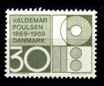 ДАНИЯ 1970г. / SC# 464 / 30o. /  ВАЛЬДЕМАР ПОЛСЕН / MNH OG VF