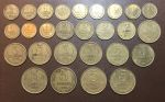 СССР 1961-1991 гг. • 1,2,3 и 5 коп. • набор 27 монет(погодовка) • регулярный выпуск • VF-UNC