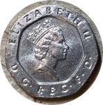 Великобритания 1985-1997 гг. • KM# 939 • 20 пенсов • Елизавета II • роза в короне • регулярный выпуск • XF-AU