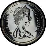 Канада 1986 г. • KM# 149 • 1 доллар • 100-летие основания Ванкувера • Елизавета II • паровоз • серебро • памятный выпуск • MS BU • пруфлайк