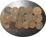 Россия XVIII - XIX век • лот 16 монет(деньга(6) и 2 коп.(12)) • медь (160 гр.)