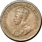 Канада 1920 г. • KM# 28 • 1 цент • Георг V • регулярный выпуск • XF+