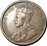 Канада 1919 г. • KM# 21 • 1 цент • Георг V • регулярный выпуск • XF*