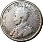 Ньюфаундленд 1918 г. C • KM# 12 • 50 центов • Георг V • серебро • регулярный выпуск • F