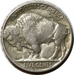 США 1914 г. D • KM# 134 • 5 центов • бизон • индеец • регулярный выпуск • XF ®