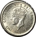 Ньюфаундленд 1941 г. C • KM# 19 • 5 центов • Георг VI • серебро • регулярный выпуск • MS BU