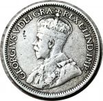 Канада 1918 г. • KM# 23 • 10 центов • Георг V • серебро • регулярный выпуск • VF