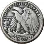 США 1936 г. S • KM# 142 • полдоллара • "Шагающая свобода" • регулярный выпуск • VF-