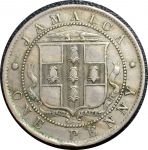 Ямайка 1903 г. • KM# 23 • 1 пенни • Эдуард VII • герб Ямайки • регулярный выпуск • XF