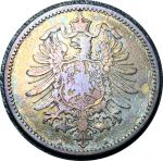 Германия 1876 г. A (Берлин) • KM# 7 • 1 марка • (серебро) • Имперский орел • регулярный выпуск • F-VF