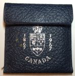 Канада 1967 г. • 100-летие Конфедерации • памятная медаль • серебро 925 • 24.7 гр. ø - 37 мм. • MS BU пруфлайк!
