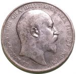 Великобритания 1903 г. • KM# 794.2 • 1 пенни • Эдуард VII • регулярный выпуск • F