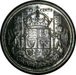 Канада 1958 г. • KM# 53 • 50 центов • Елизавета II • серебро • регулярный выпуск • MS* BU пруфлайк